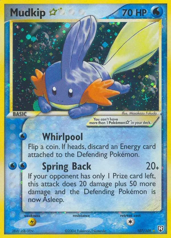 Mudkip Star — Team Rocket Returns card #107