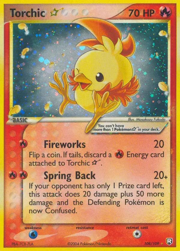 Torchic Star — Team Rocket Returns card #108