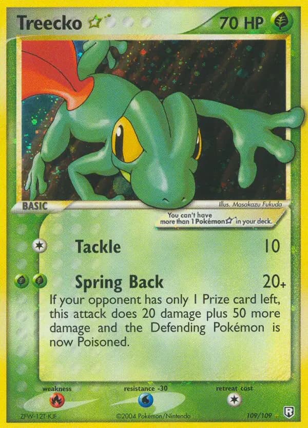 Treecko Star — Team Rocket Returns card #109