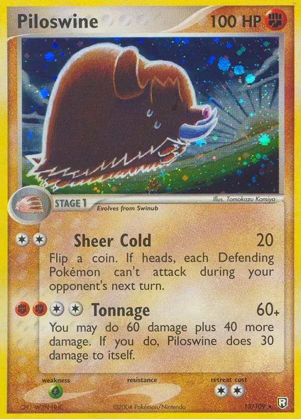 Piloswine — Team Rocket Returns card #13