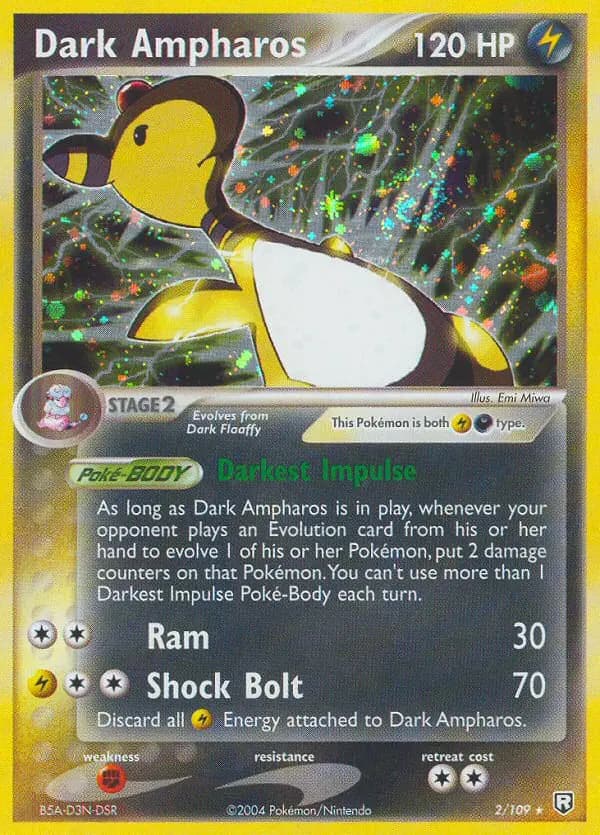 Dark Ampharos — Team Rocket Returns card #2