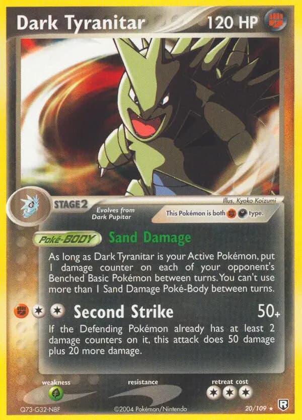 Dark Tyranitar — Team Rocket Returns card #20