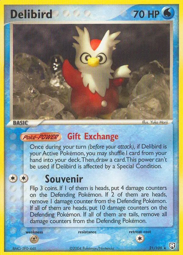 Delibird — Team Rocket Returns card #21
