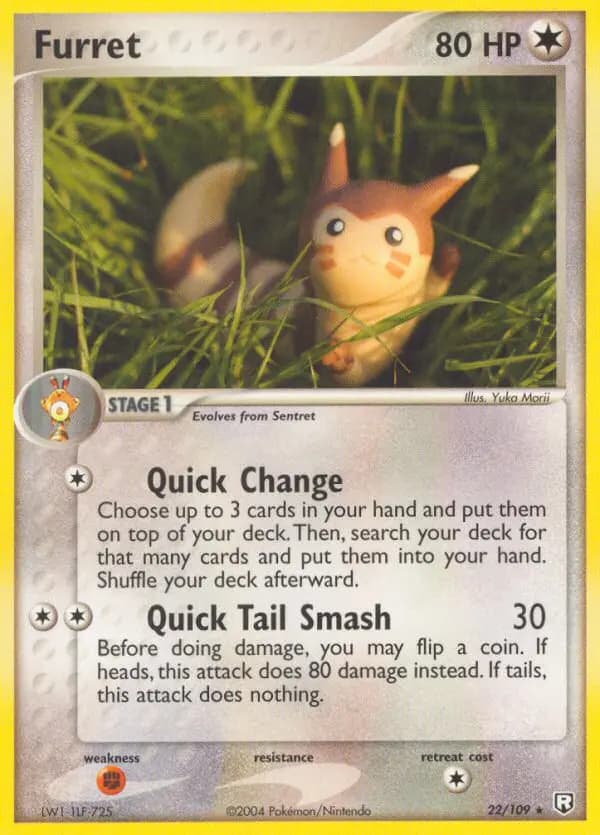 Furret — Team Rocket Returns card #22