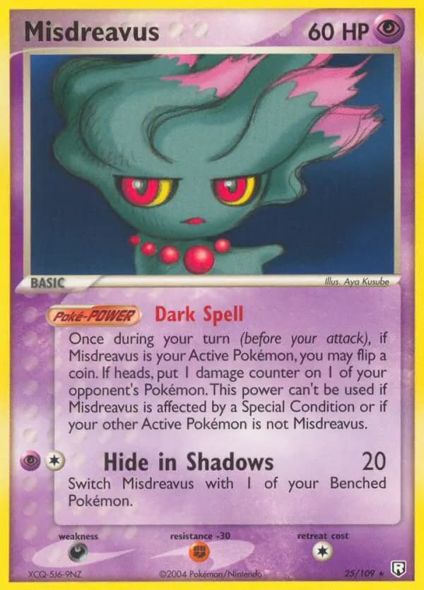 Misdreavus — Team Rocket Returns card #25