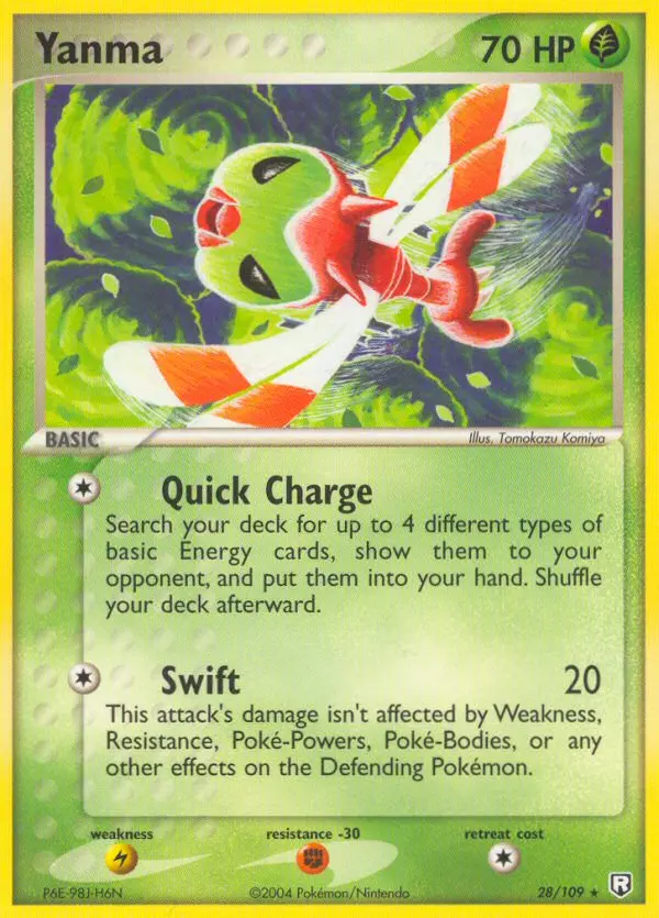 Yanma — Team Rocket Returns card #28
