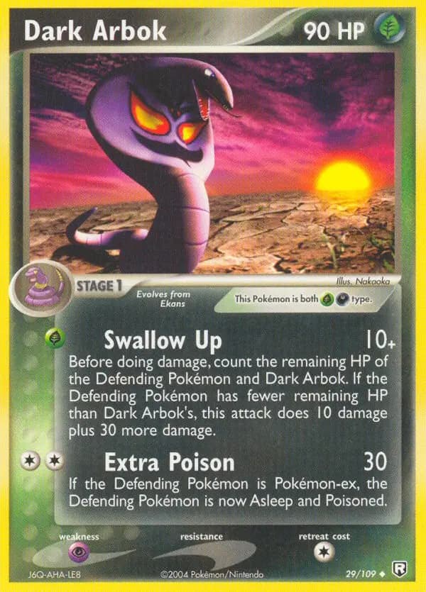 Dark Arbok — Team Rocket Returns card #29