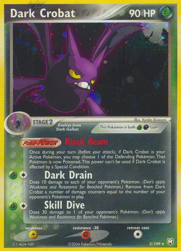 Dark Crobat — Team Rocket Returns card #3