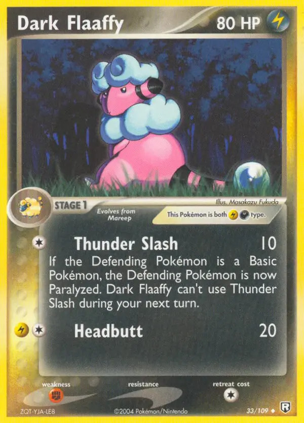 Dark Flaaffy — Team Rocket Returns card #33