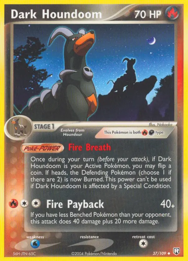Dark Houndoom — Team Rocket Returns card #37