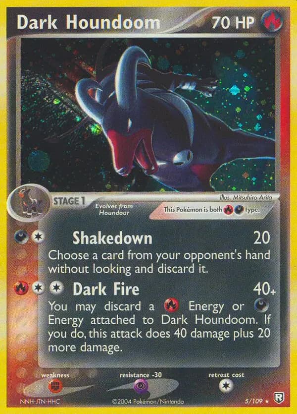 Dark Houndoom — Team Rocket Returns card #5