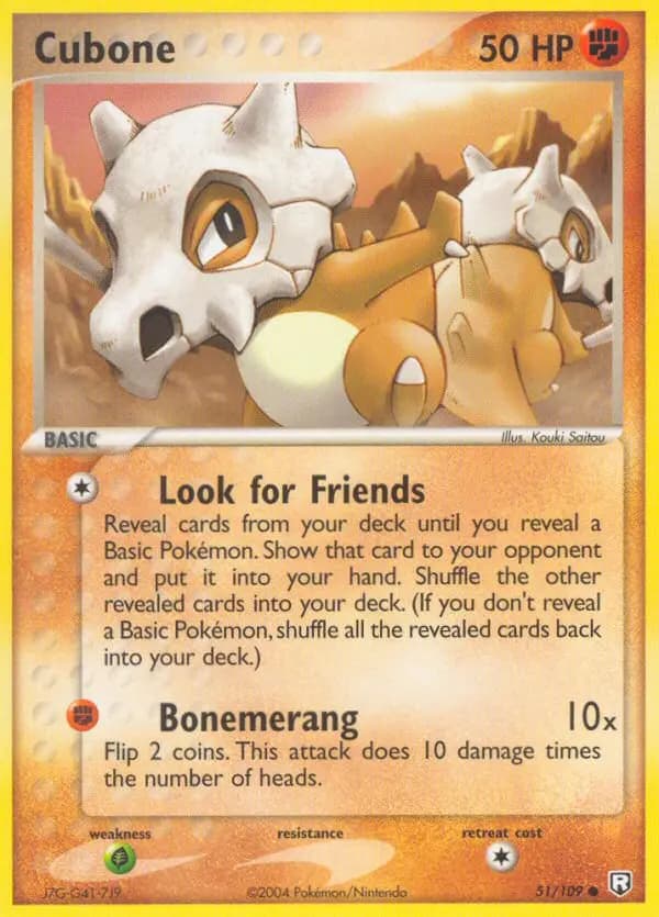 Cubone — Team Rocket Returns card #51