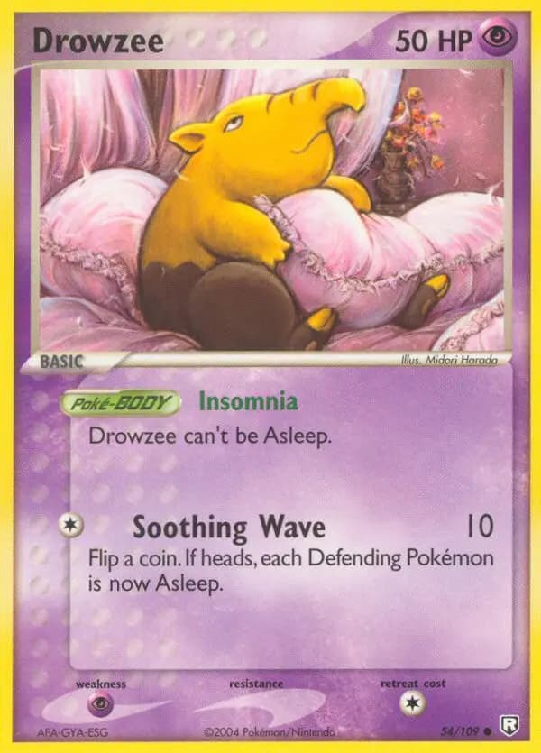 Drowzee — Team Rocket Returns card #54