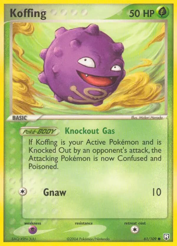 Koffing — Team Rocket Returns card #61