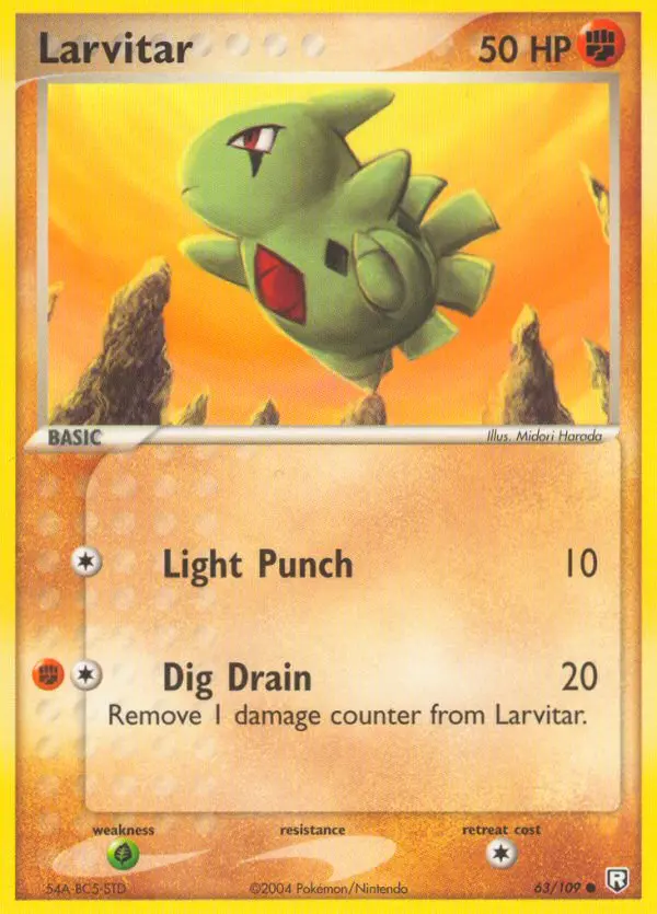 Larvitar — Team Rocket Returns card #63