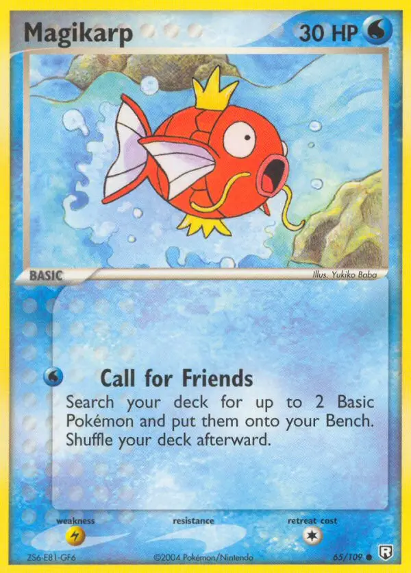Magikarp — Team Rocket Returns card #65