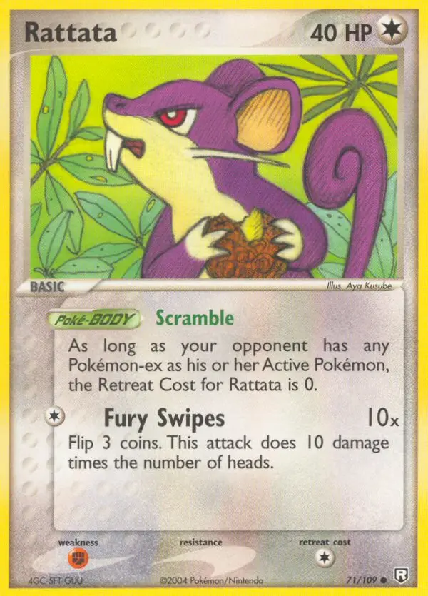 Rattata — Team Rocket Returns card #71