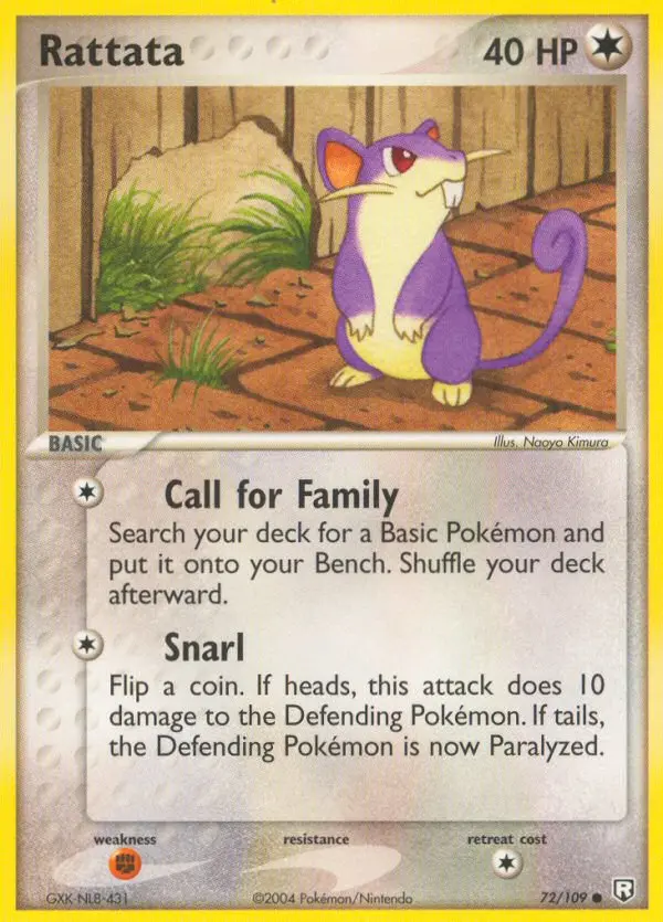 Rattata — Team Rocket Returns card #72