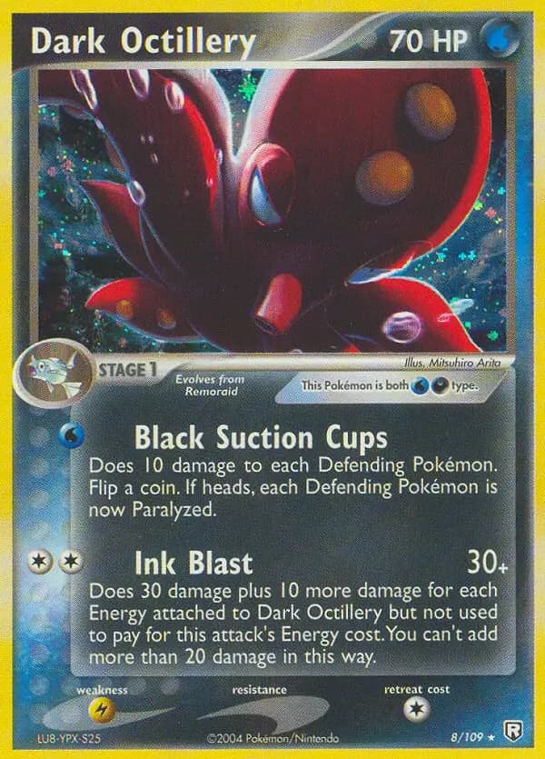 Dark Octillery — Team Rocket Returns card #8
