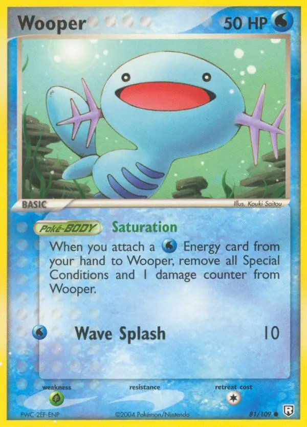 Wooper — Team Rocket Returns card #81