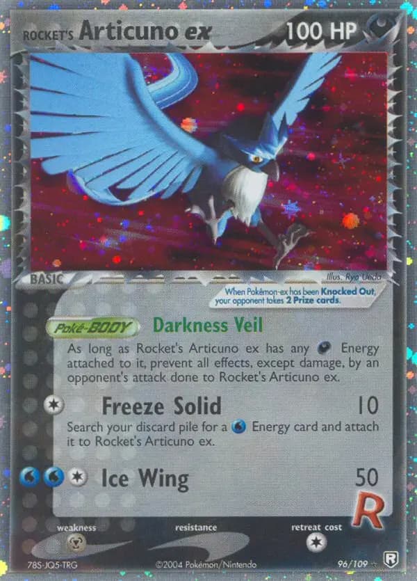 Rocket's Articuno ex — Team Rocket Returns card #96