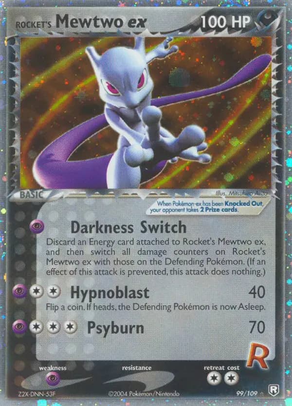Rocket's Mewtwo ex — Team Rocket Returns card #99
