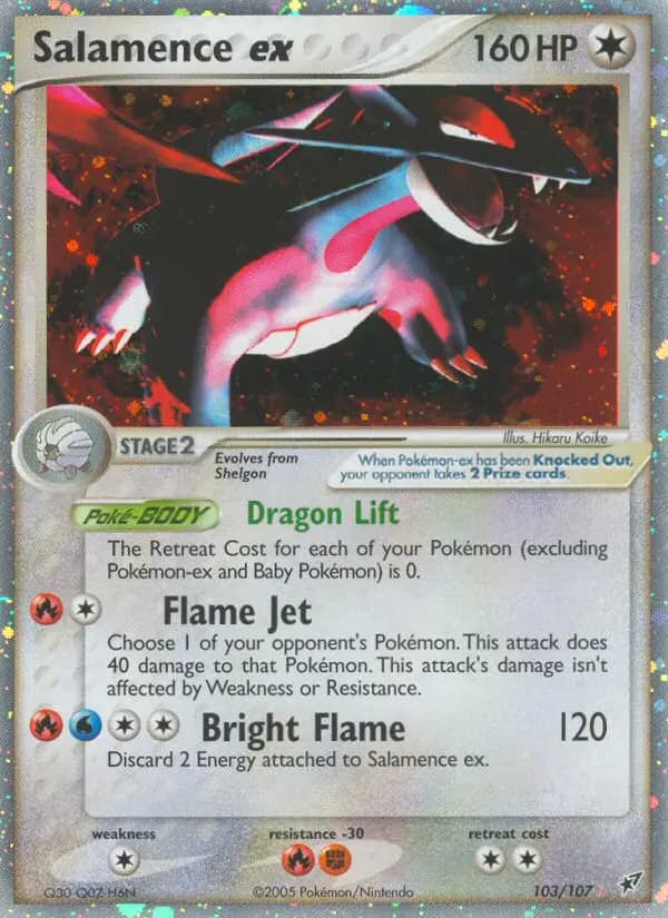 Salamence ex — Deoxys card #103