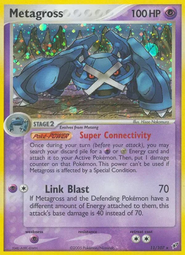 Metagross — Deoxys card #11