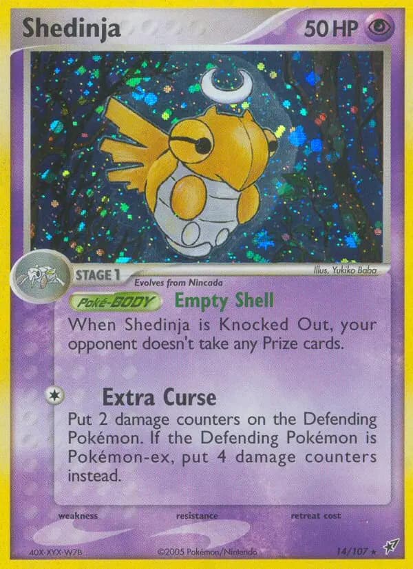 Shedinja — Deoxys card #14