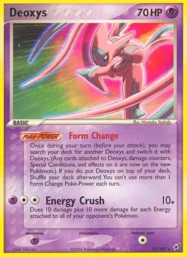 Deoxys — Deoxys card #17