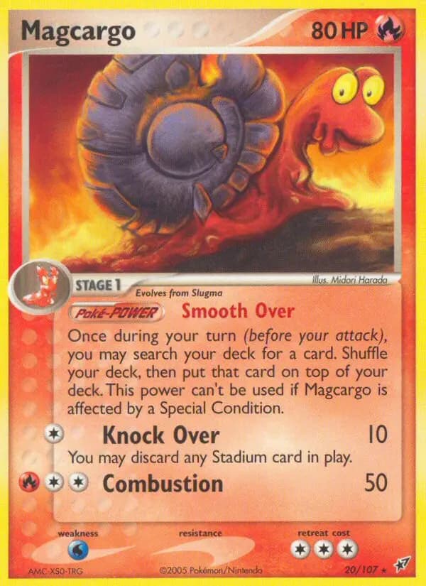 Magcargo — Deoxys card #20