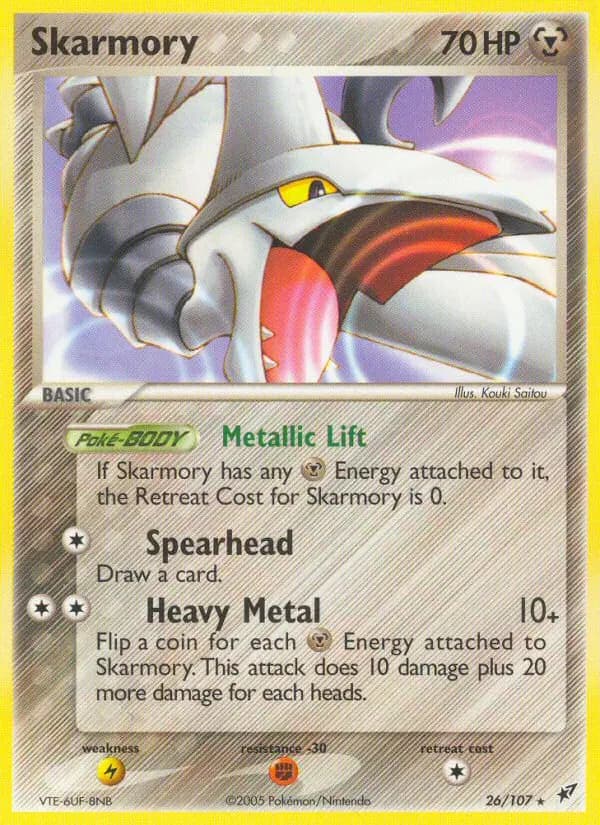 Skarmory — Deoxys card #26