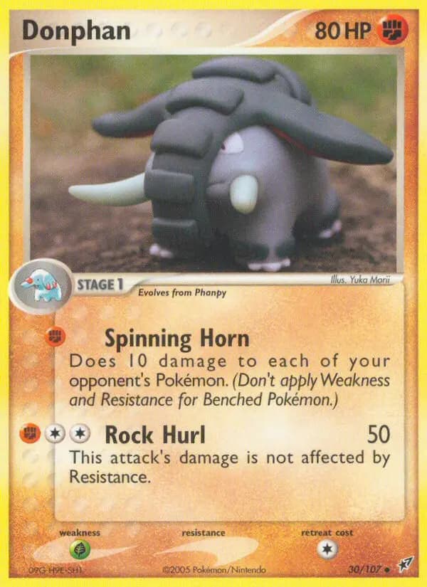 Donphan — Deoxys card #30