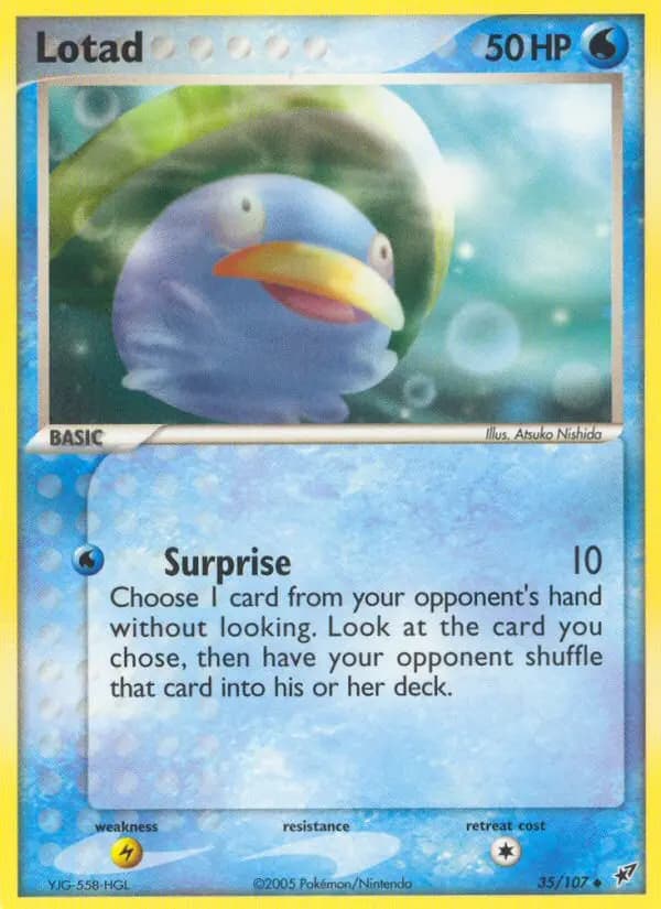 Lotad — Deoxys card #35