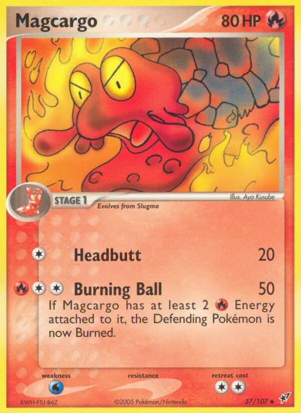Magcargo — Deoxys card #37
