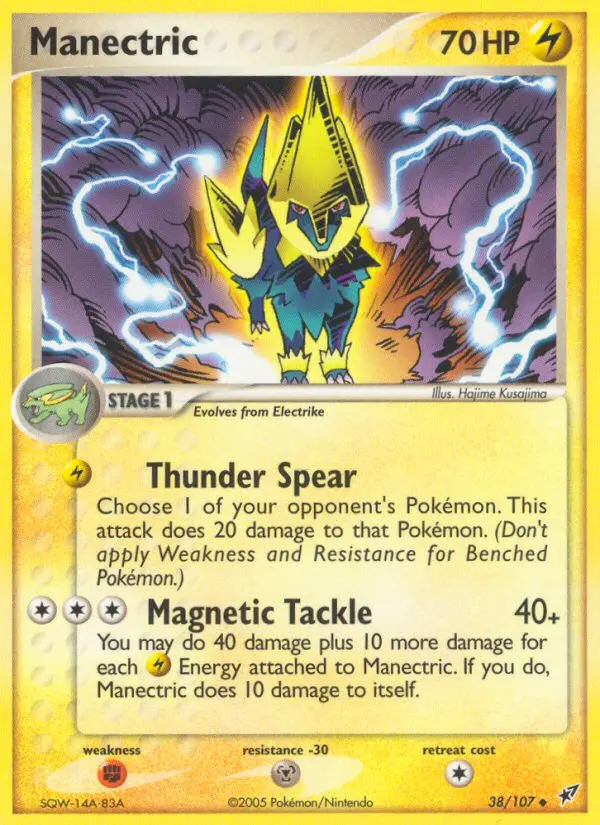 Manectric — Deoxys card #38