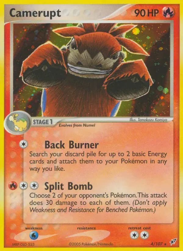 Camerupt — Deoxys card #4