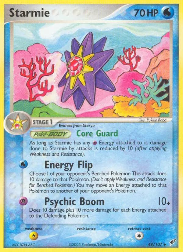 Starmie — Deoxys card #48