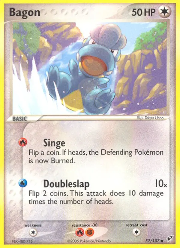Bagon — Deoxys card #52