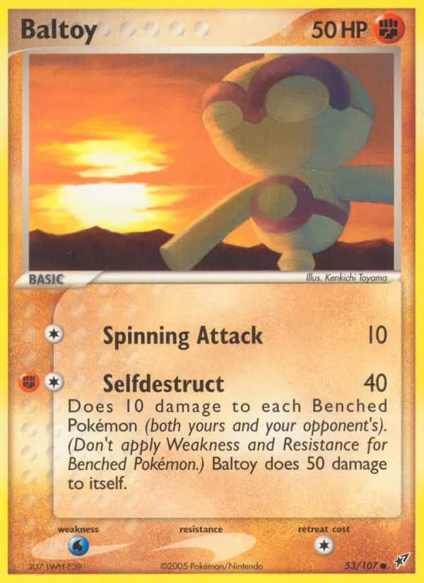 Baltoy — Deoxys card #53