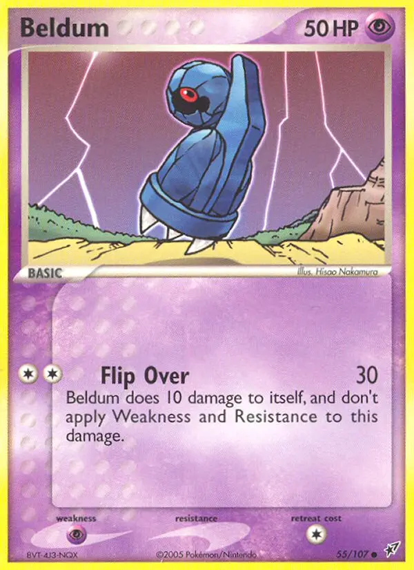 Beldum — Deoxys card #55