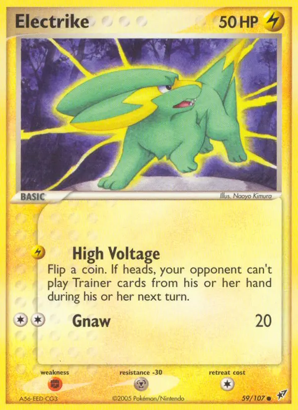 Electrike — Deoxys card #59