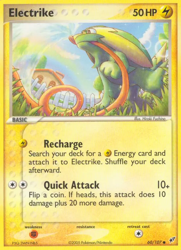 Electrike — Deoxys card #60