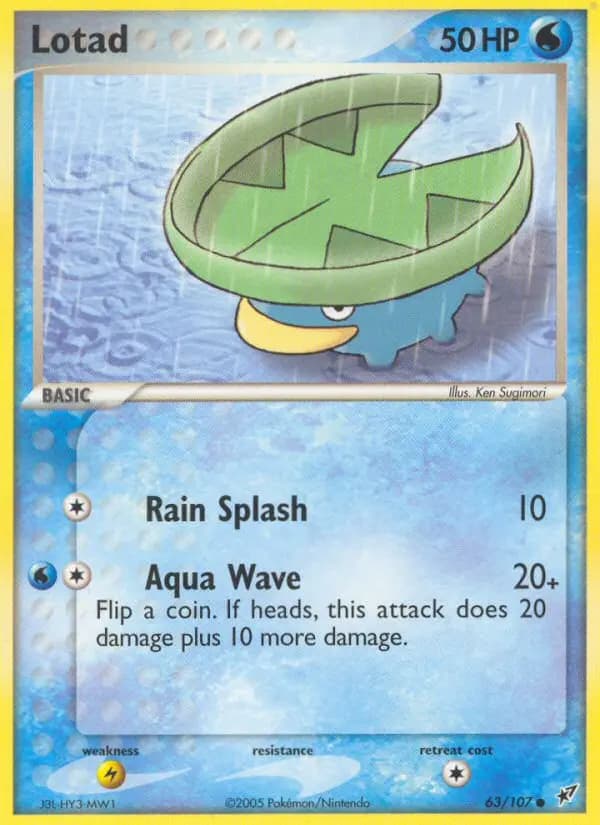 Lotad — Deoxys card #63