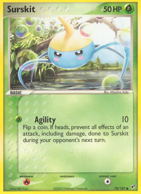 Surskit — Deoxys card #78