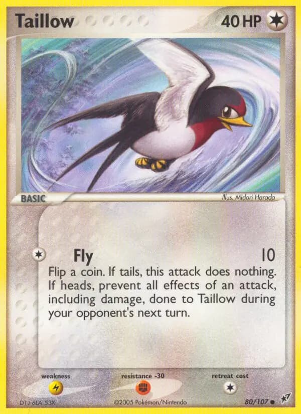 Taillow — Deoxys card #80