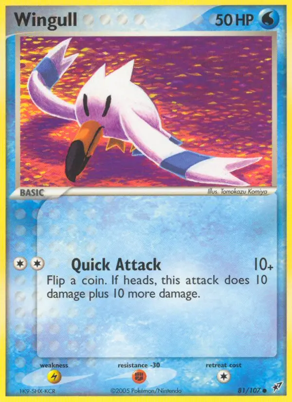 Wingull — Deoxys card #81