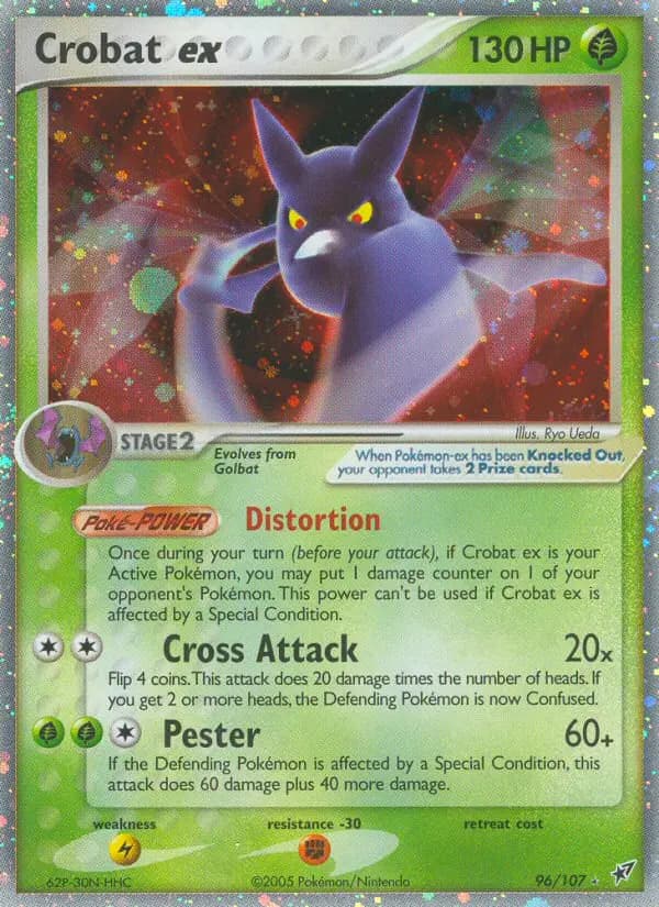 Crobat ex — Deoxys card #96