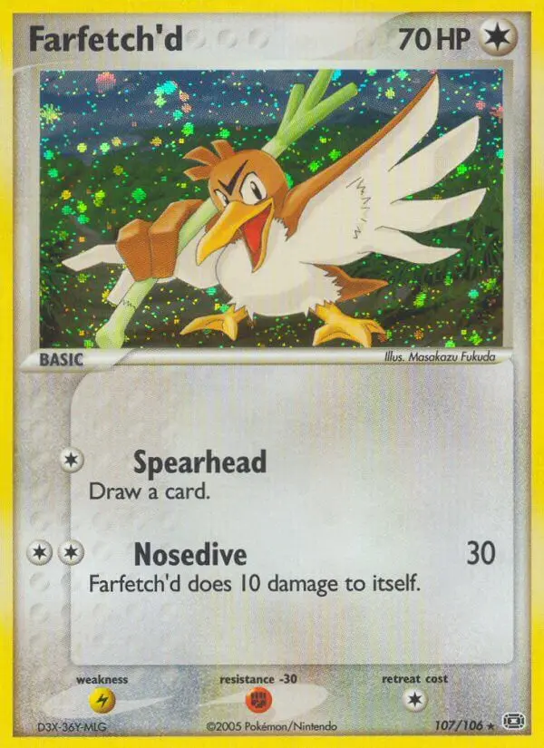 Farfetch'd — Emerald card #107
