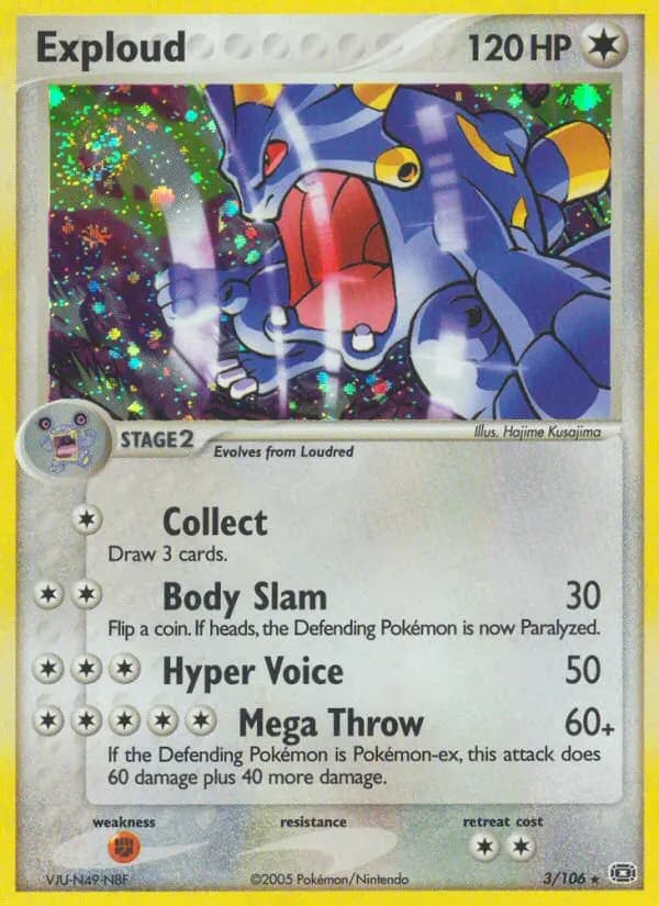 Exploud — Emerald card #3